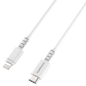 USB充電&同期ケーブル 1.2m C-LN WH