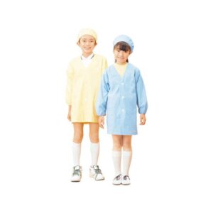 アズワン 学童給食衣シングル SKVB358 7584830 2号,M クリーム 63-7226-52 1点