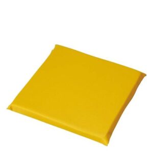 レザー 座布団 無地 AAU0003 小 黄/業務用/新品/小物送料対象商品