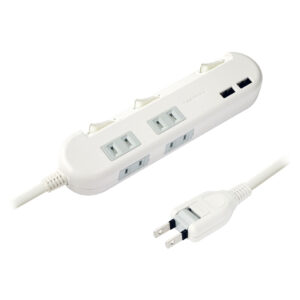 4AC-2USB-3.4A SW 1.2m WH