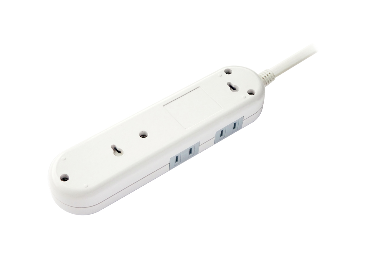 4AC-2USB-3.4A SW 1.2m WH - 画像 (2)