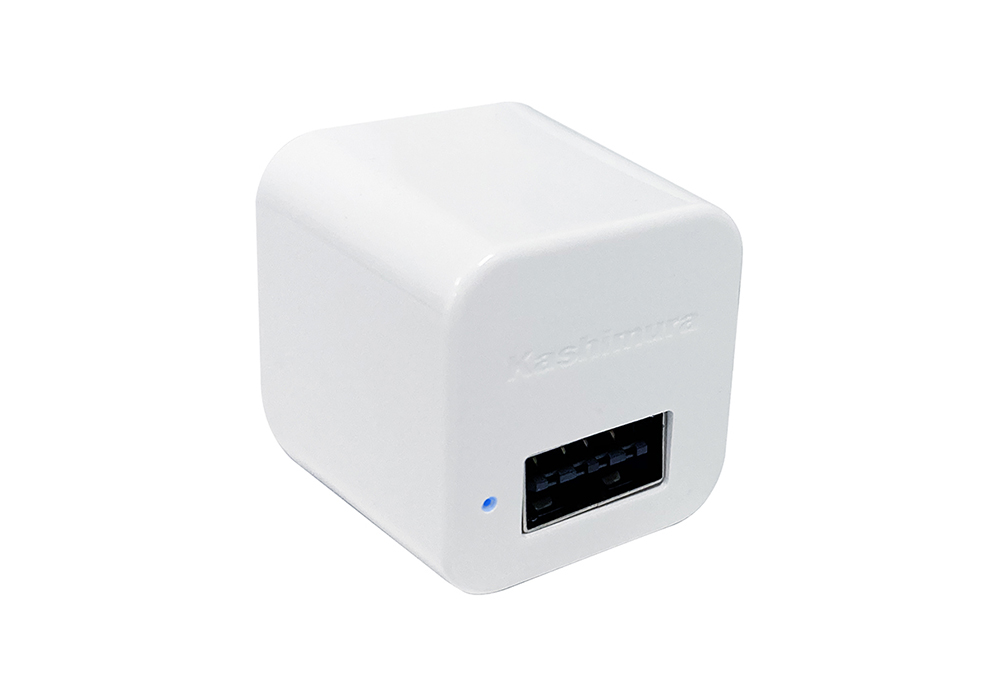 AC-USB-1A リバーシブル WH