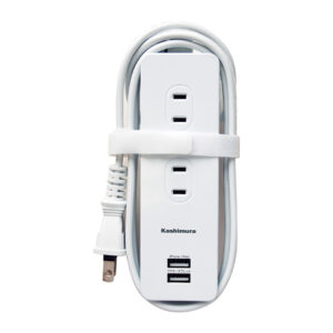 電源タップAC4 USBA2 3A 1.2m