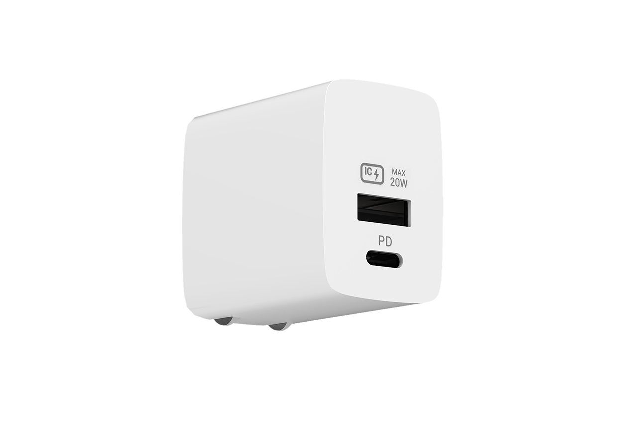 AC USBA+C PD20W 自動識別 リバーシブル