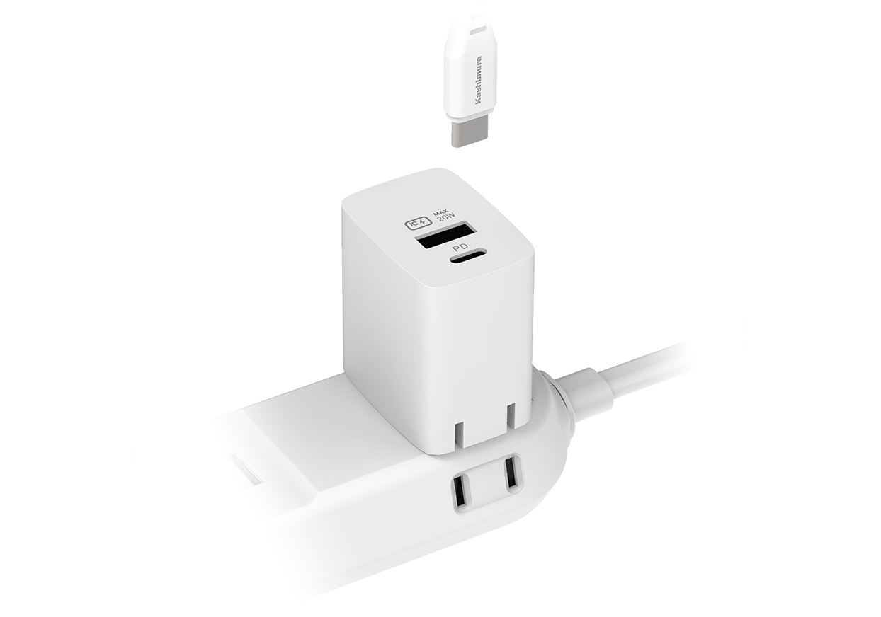 AC USBA+C PD20W 自動識別 リバーシブル - 画像 (4)