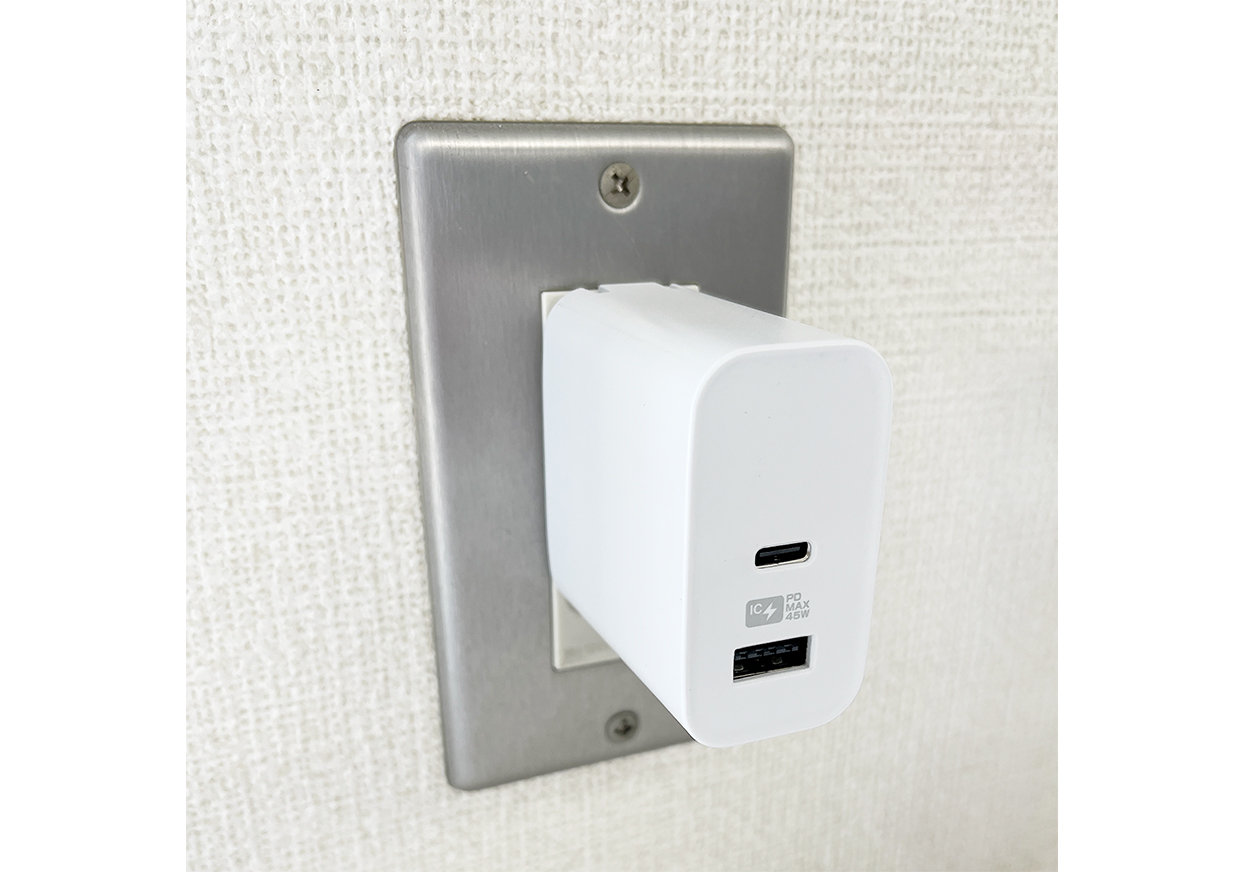 AC USBA+C PD45W 自動識別 リバーシブル - 画像 (3)