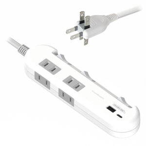 電源タップ4AC-C/A PD20W スイッチ付き 1.2m