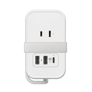電源タップAC3 USBA2+C1 PD20W 自動識別 リバーシブル 1m