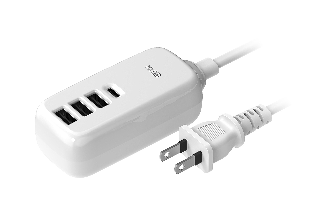 ACUSB-3A+C-24W 1.2m リバーシブル 自動識別 WH