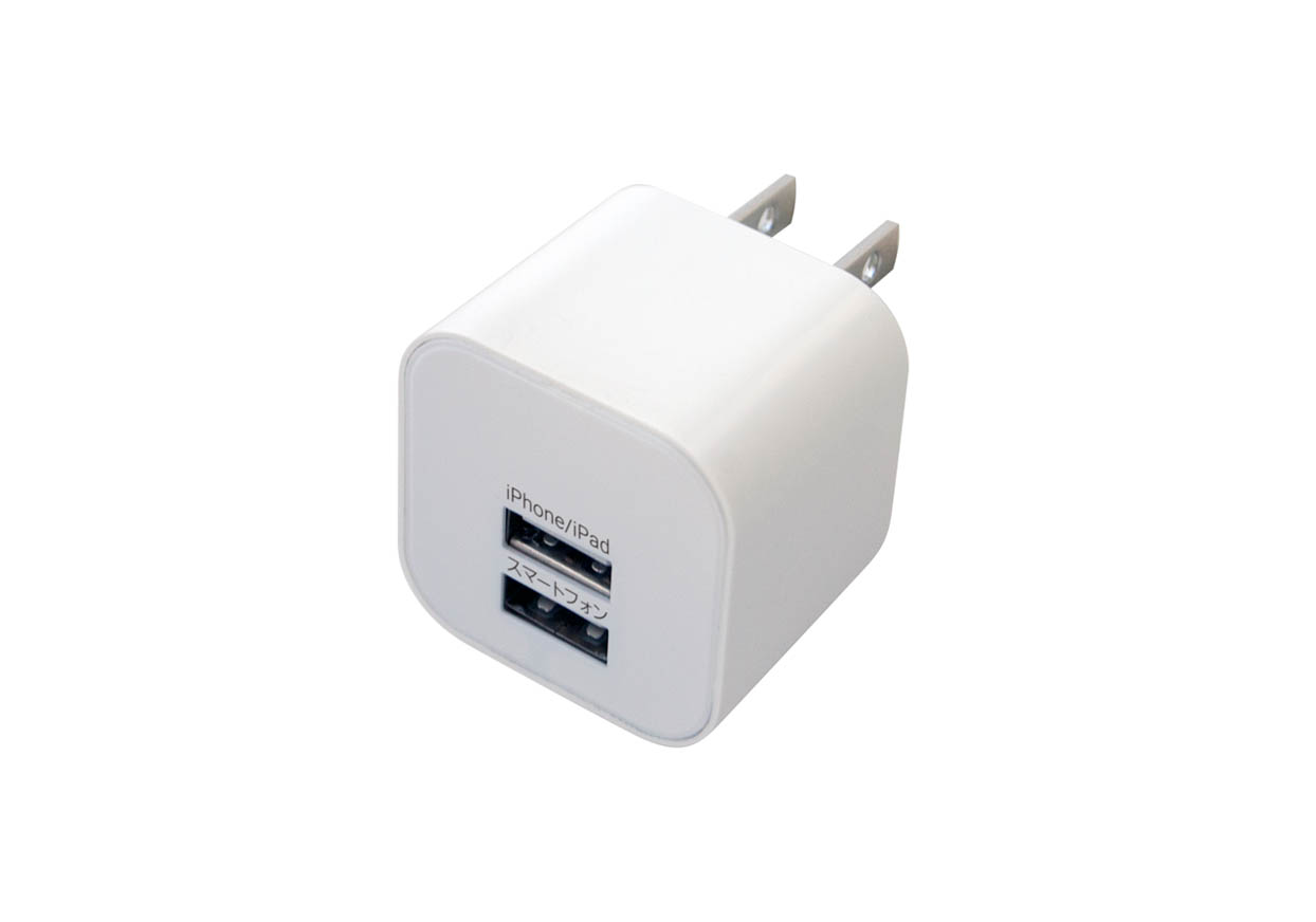 AC充電器USB2ポート 2.4A WH