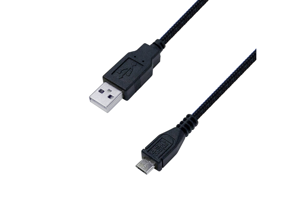 USB充電ケーブル 1.2m 2.1A micro STRONG BK