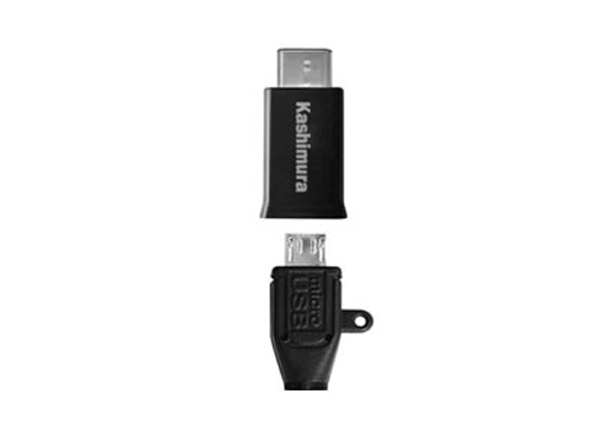 USB変換コネクタ microB→C BK - 画像 (2)