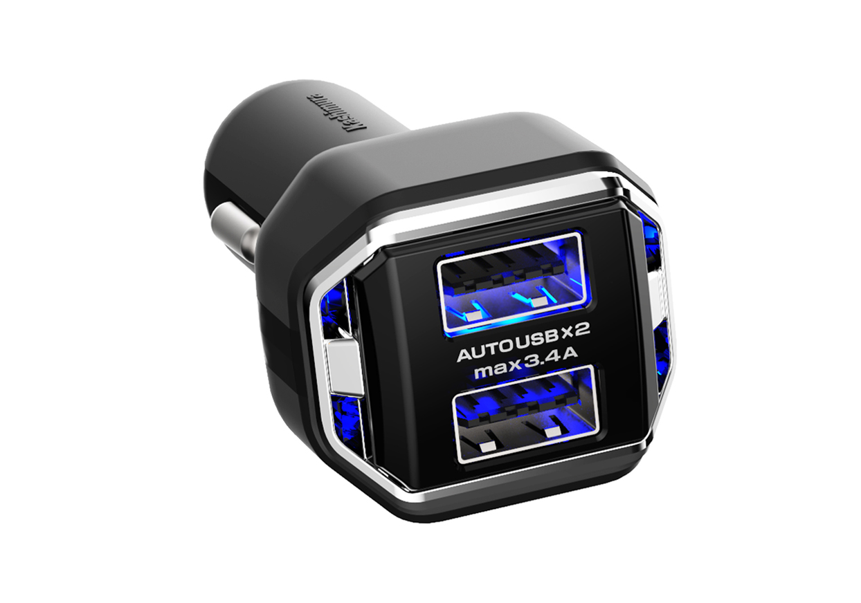 DC-3.4A-リバーシブルUSB 2ポート 自動判定 - 画像 (2)