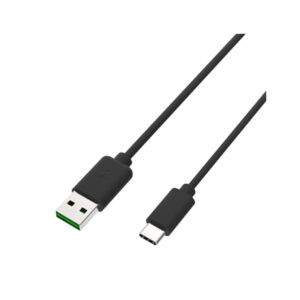 USB充電&同期ケーブル 50cm リバーシブルA-C BK