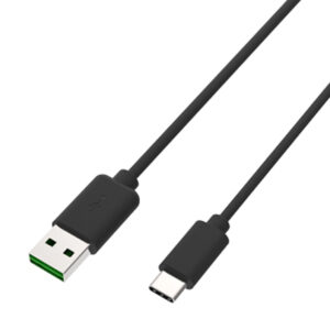 USB充電＆同期ケーブル 1.2m リバーシブルA-C BK