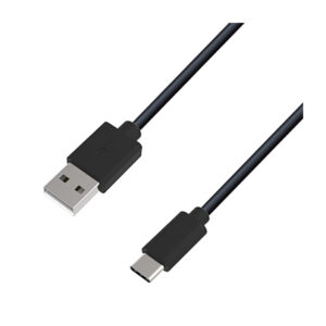 USB充電＆同期ケーブル 50cm A-C BK