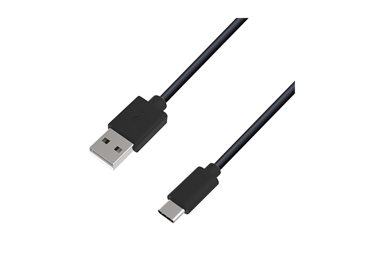 USB充電&同期ケーブル 50cm A-C BK