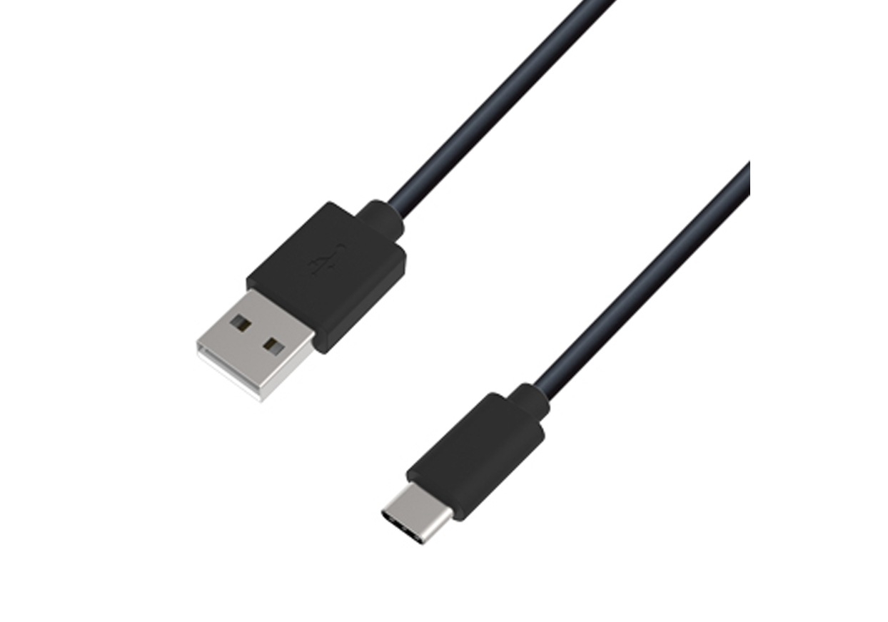 USB充電&同期ケーブル 2m A-C BK