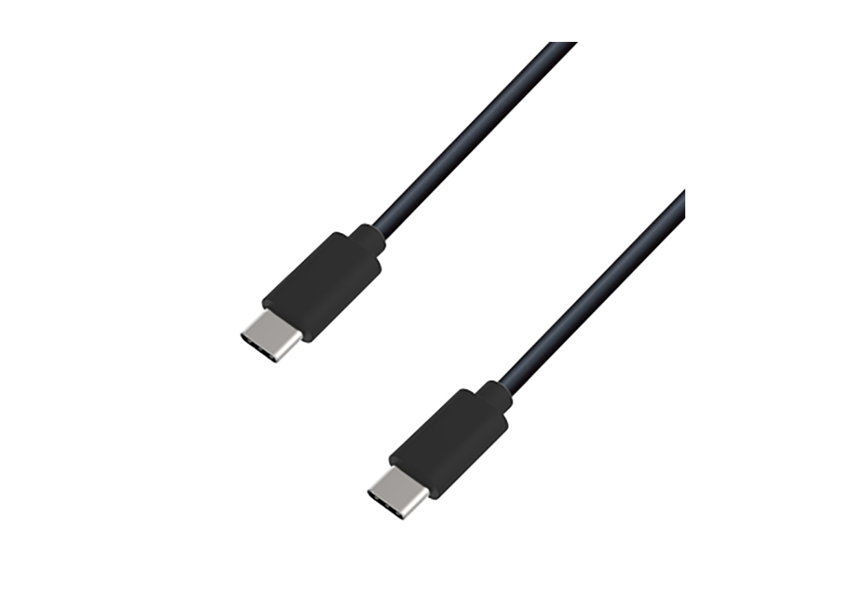 USB充電&同期ケーブル 1.2m C-C BK