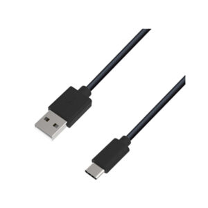 USB充電＆同期ケーブル 50cm A-C SOFT BK