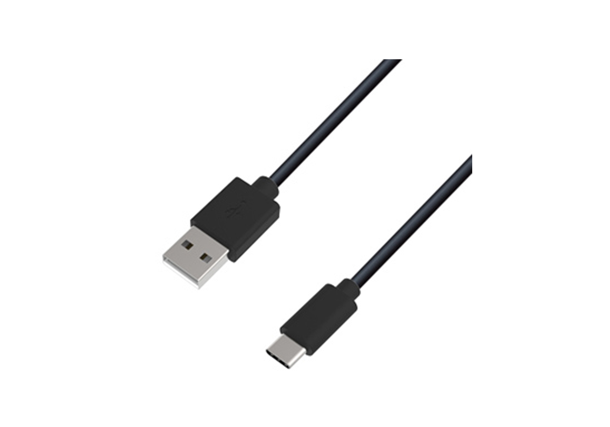 USB充電&同期ケーブル 50cm A-C SOFT BK