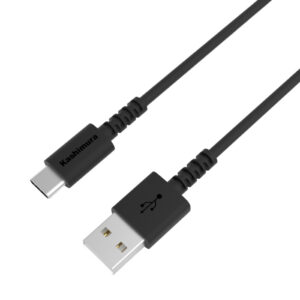 USB充電＆同期ケーブル 2m A-C BK