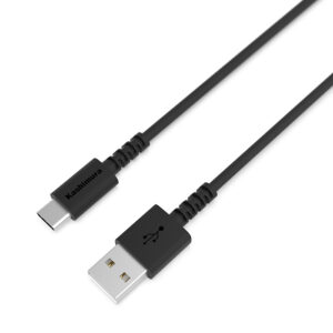 USB充電&同期ケーブル 1.2m A-C 抗菌 BK