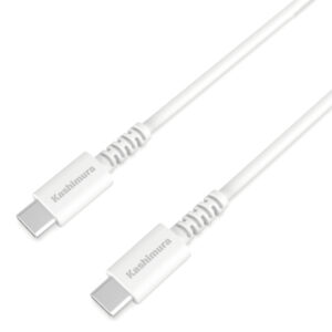USB充電&同期ケーブル 1m C-C 100W WH