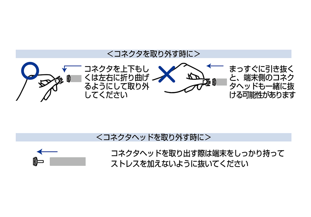 マグネット 充電ケーブル 1.2m Type-C コネクタヘッド2個 BK - 画像 (4)