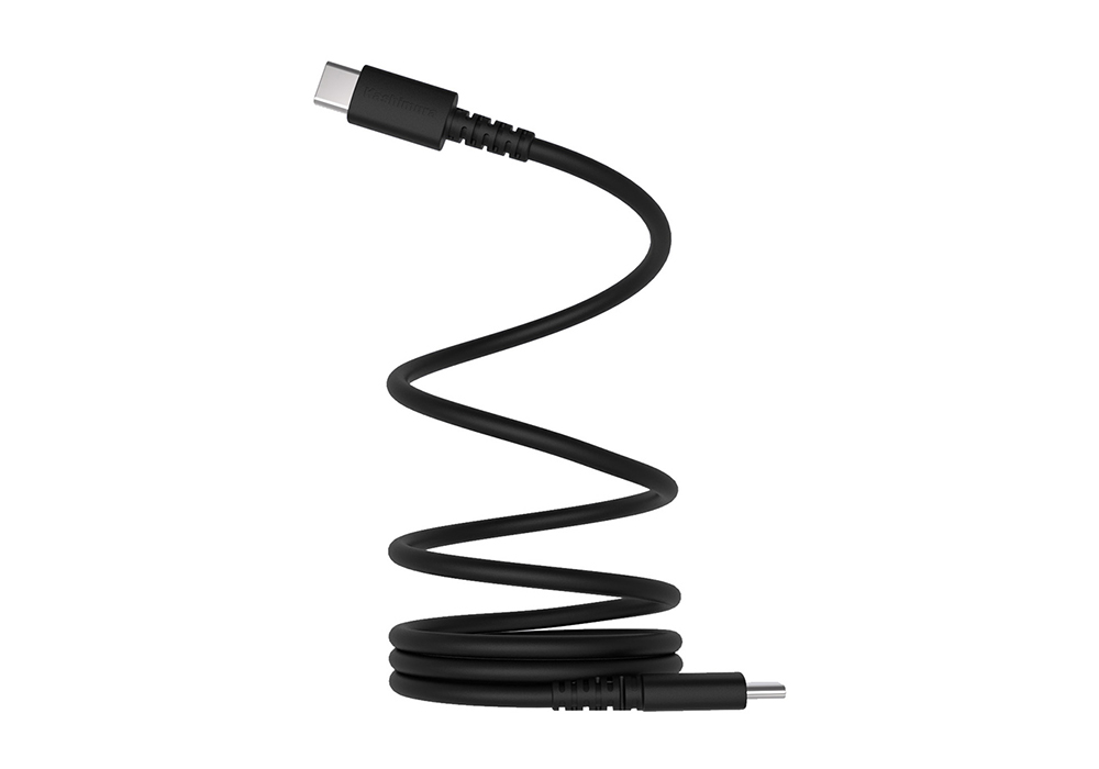 USB充電&同期ケーブル マグネット内蔵 C-C 1m BK