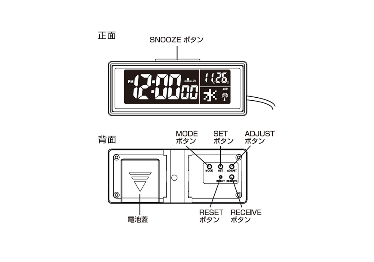 電波時計 DC電源 - 画像 (4)