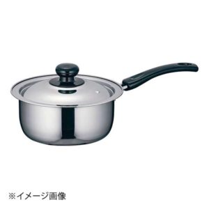 Murano(ムラノ) TKG ステンレス プラ柄 片手実用鍋 18cm