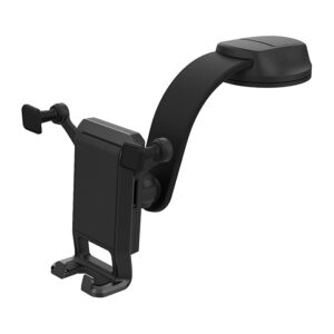 自重式スマホホルダー ローアングル吸盤取り付け
