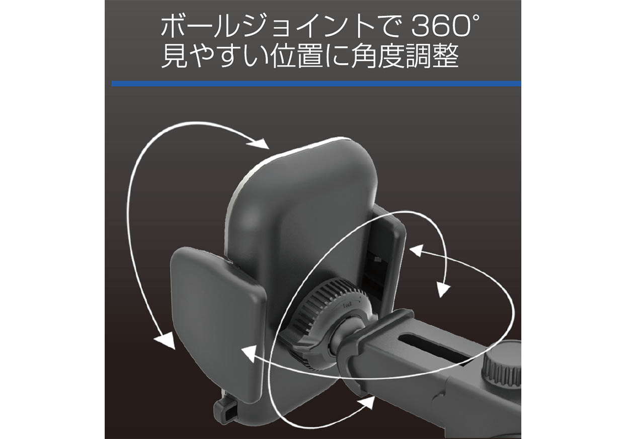 手帳対応スマホホルダー3 吸盤取り付け - 画像 (3)
