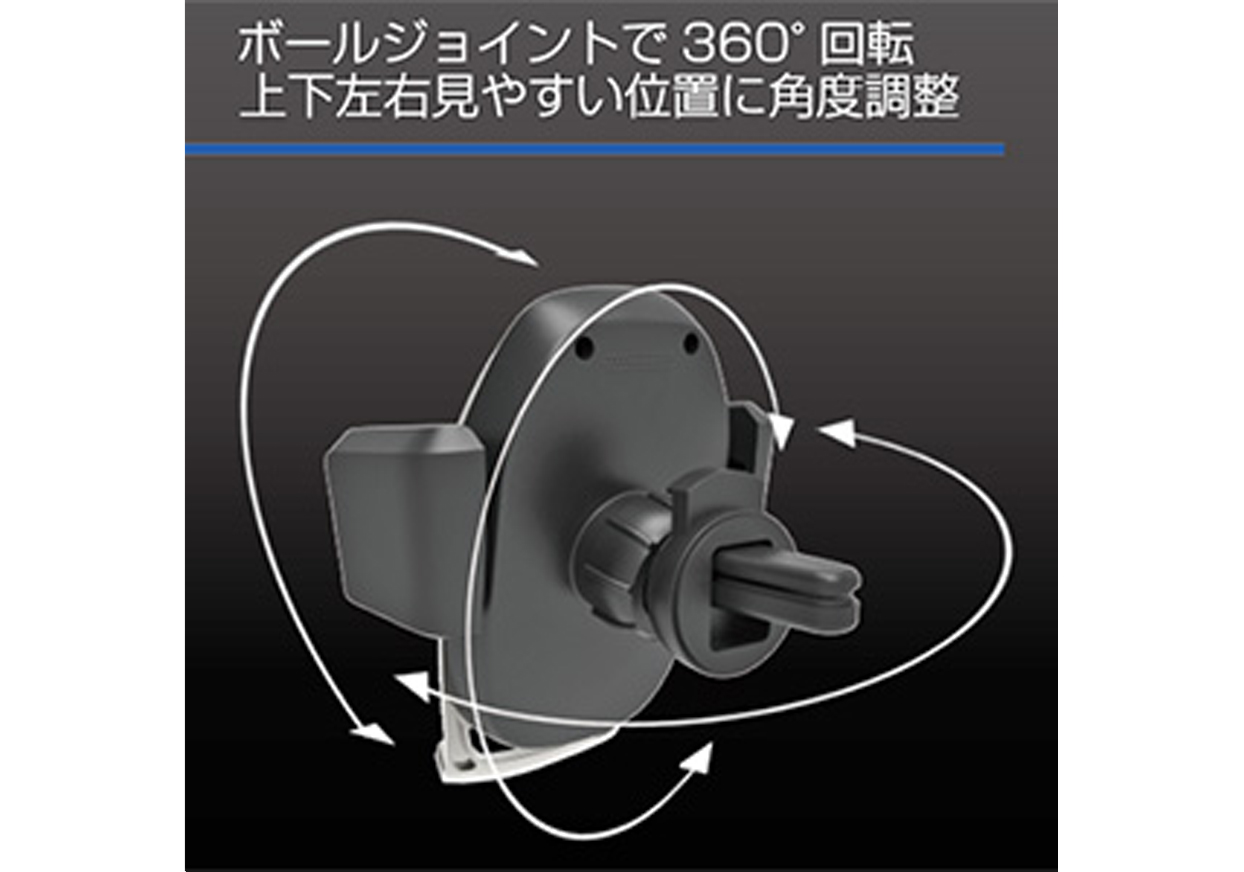 手帳対応自動開閉ホルダー エアコン取り付け - 画像 (6)