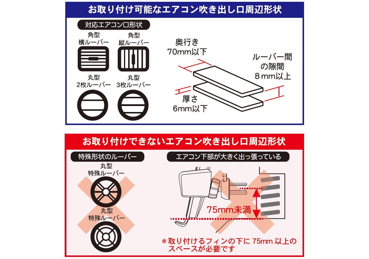 手帳対応自動開閉ホルダー エアコン取り付け - 画像 (7)