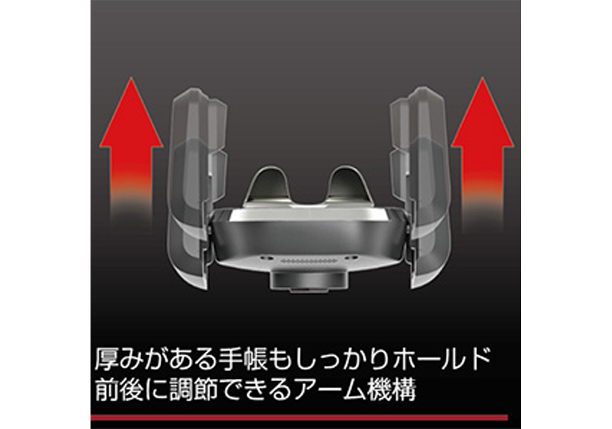 手帳対応自動開閉ホルダー 吸盤取り付け - 画像 (4)