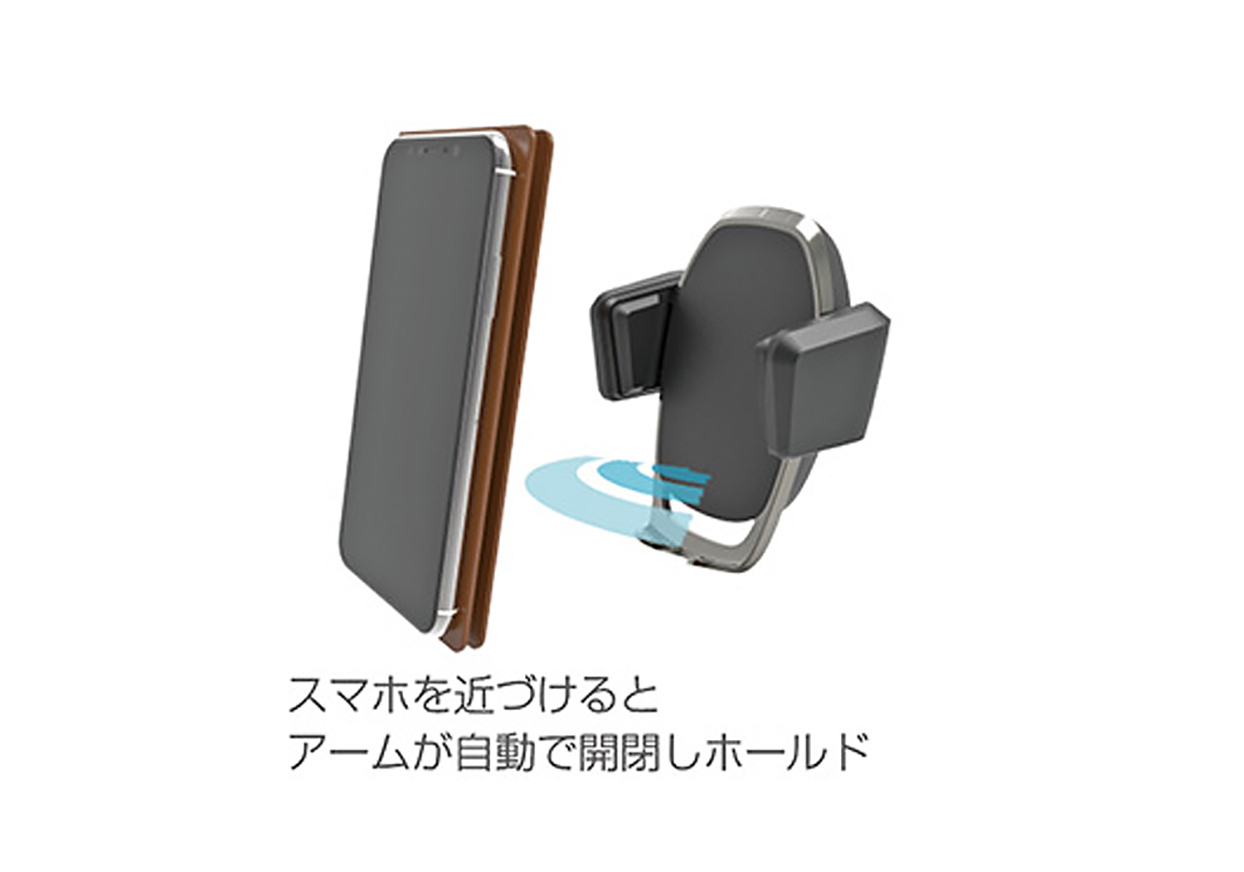 手帳対応自動開閉ホルダー 吸盤取り付け - 画像 (5)