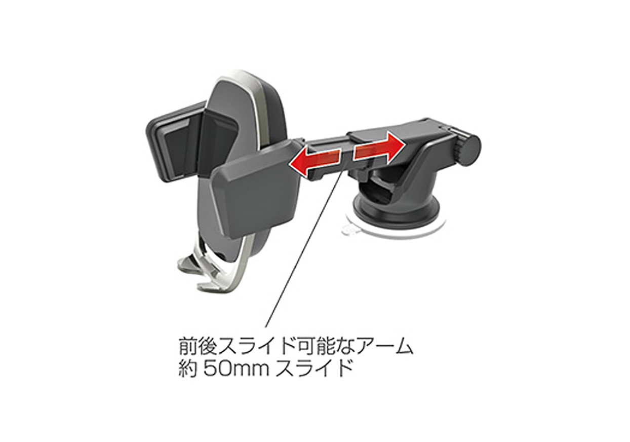 手帳対応自動開閉ホルダー 吸盤取り付け - 画像 (7)