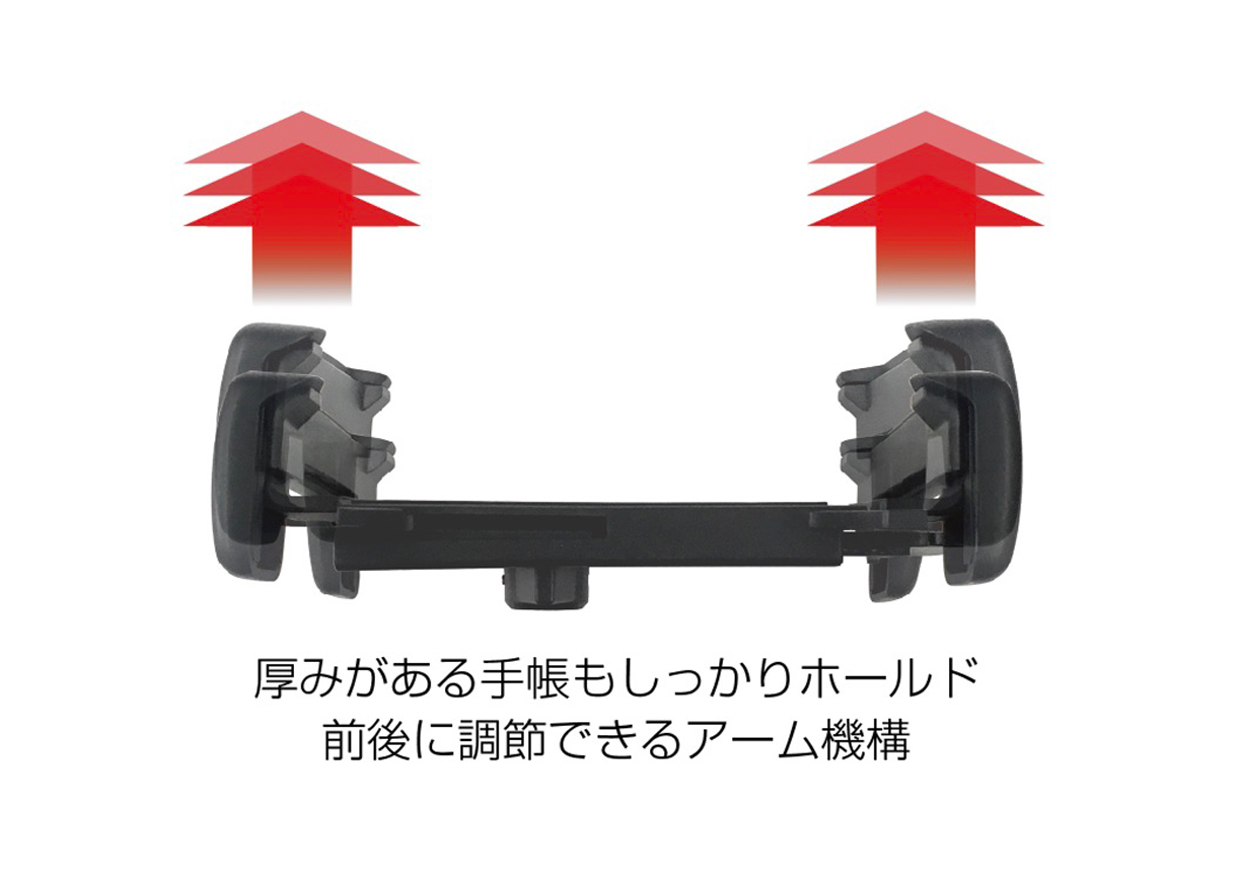 手帳型ケース対応 タブレットホルダー 吸盤取り付け - 画像 (6)