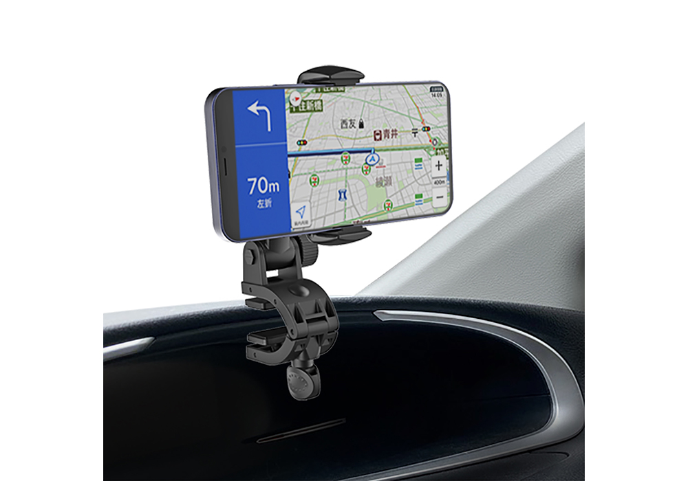 スマホホルダー2 クランプ取り付け - 画像 (2)