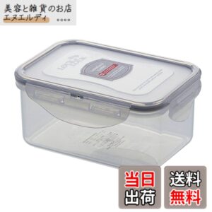 【送料無料】ベストコ ロック&ロック クラシック 600ml 保存容器 長方形 グレー HPL811G