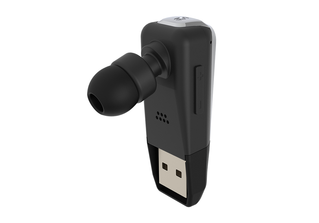 Bluetoothイヤホンマイク USB-A取付 - 画像 (2)