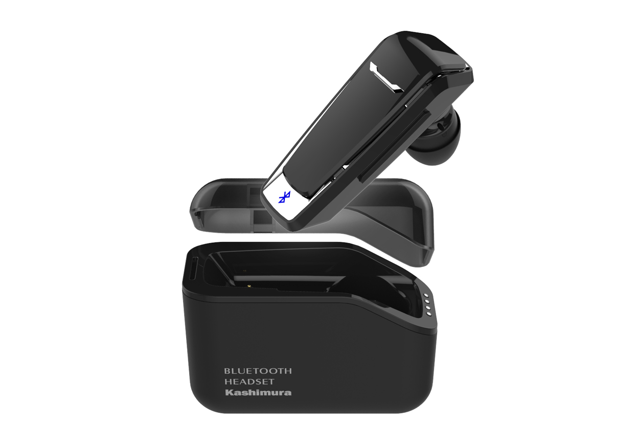 防水 Bluetoothイヤホンマイク 充電ケース付