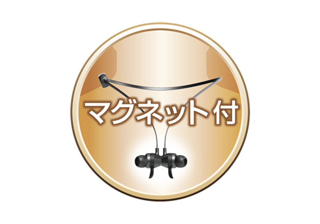ワイヤレス ステレオイヤホン マイク BK - 画像 (5)