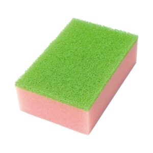 キクロン キクロンPRO Qスポンジプラス【小】C-560 ピンク(スポンジ たわし キッチン用 台所用 厨房用 食器用 食器洗い 皿洗い メラミン食器 家庭用 業務用 コシが強い キズ付けない 小さい 小 1個 送料無料ラインあり きくろん 抗菌)