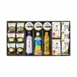美味心 EM-EON 4227-068 和風バラエティギフト【国産】 お湯で簡単 本格味噌汁 調味料セット お返し 内祝い 贈答用 ギフトボックス