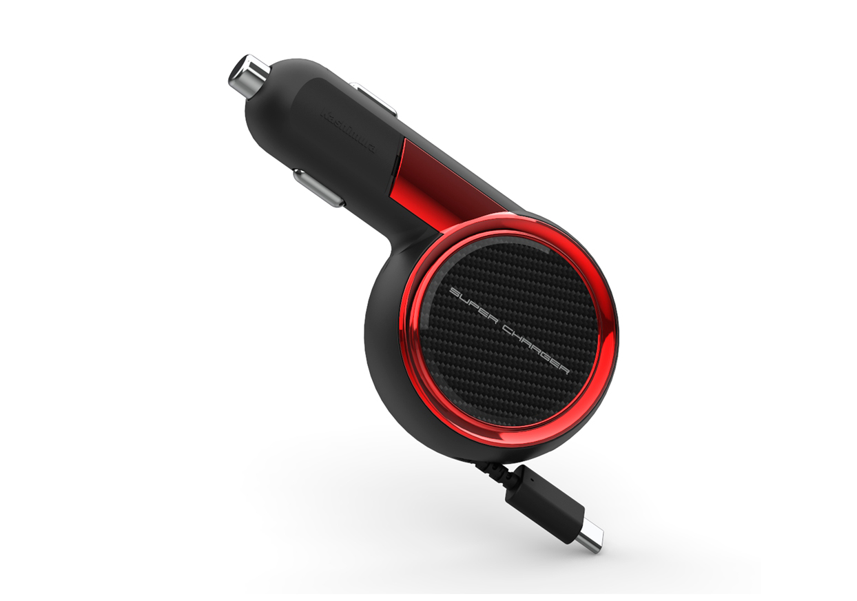 DC充電器 リール スイッチレス 3A Type-C RD