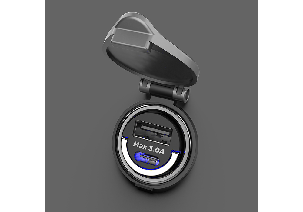 DC-3A-USB 2ポート コンパクト - 画像 (2)