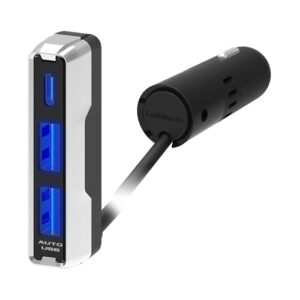 DC-5.4A-リバーシブルUSB 3ポート 自動判定 セパレート スリム